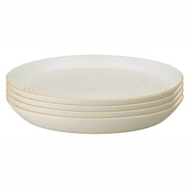 Denby Impressions Cream Medium Plate Set of 4