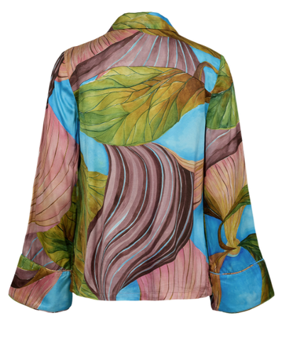 Numph Ladies Shirt NUJia in Aquarius