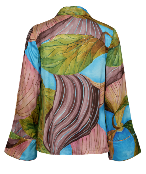 Numph Ladies Shirt NUJia in Aquarius