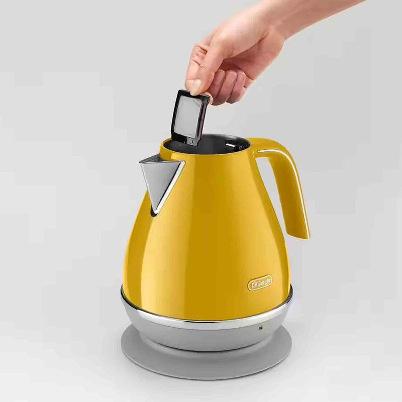 Delonghi Icona Capitals 1.7L Kettle in Yellow – KBOC3001Y