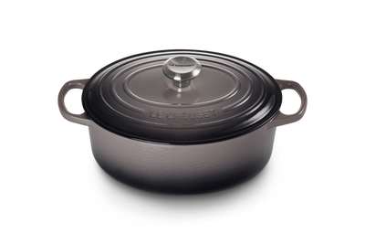 Le Creuset Flint Oyster Cast Iron Oval Casserole 29cm