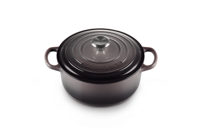 Le Creuset Flint Cast Iron Round Casserole 24cm