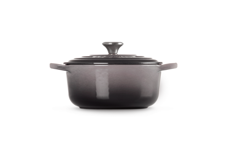 Le Creuset Flint Cast Iron Round Casserole 24cm