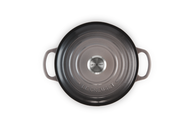 Le Creuset Flint Cast Iron Round Casserole 24cm