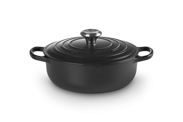 Le Creuset Cast Iron Sauteuse with Black Interior