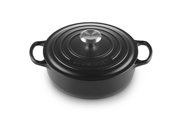 Le Creuset Cast Iron Sauteuse with Black Interior