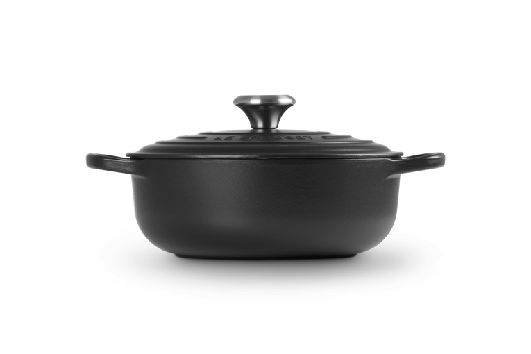 Le Creuset Cast Iron Sauteuse with Black Interior