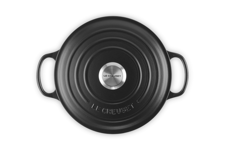 Le Creuset Cast Iron Sauteuse with Black Interior