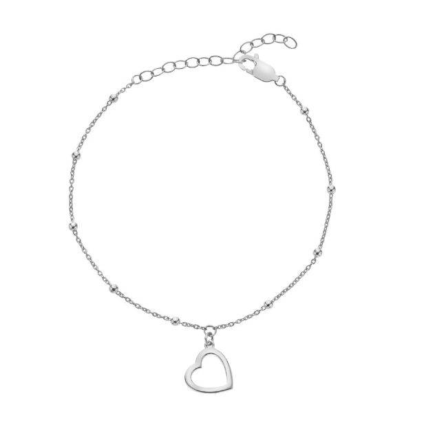 Hot Diamonds Silver Whisper I Love You Bracelet in Silver