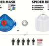 SPIDERMASK P3 1+5 Face Dust mask