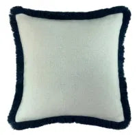 MaliniLarge Hugo Navy Cushion 56x56cm
