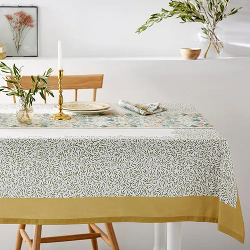 Morris & Co Standen 140cm x 180cm Cotton Tablecloth