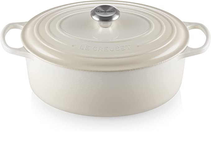 Le Creuset Oval Casserole 29cm Cream