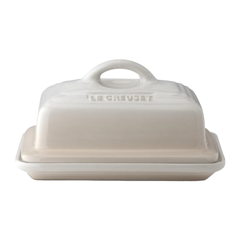 Le Creuset Stoneware Butter Dish Meringue