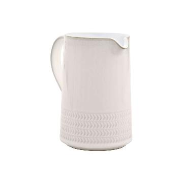 Denby Jug Large Natural Canvas Textured