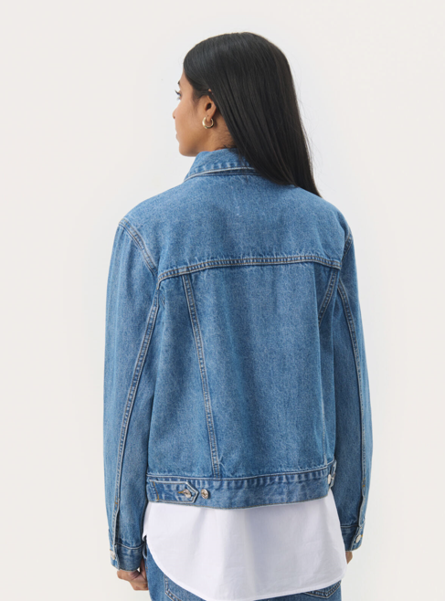 Part Two Ladies Jacket NicholePW in Medium Blue Denim, Nichole