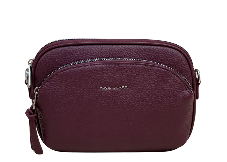 David Jones Ladies Handbag NV6905-1 Bordeaux