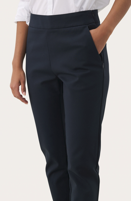 Part Two Women’s NylaPW Pants - Dark Navy Nyla Trousers