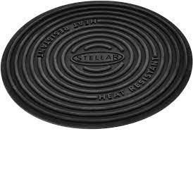 Stellar Heat Resistant Pads / Trivets Black 19cm