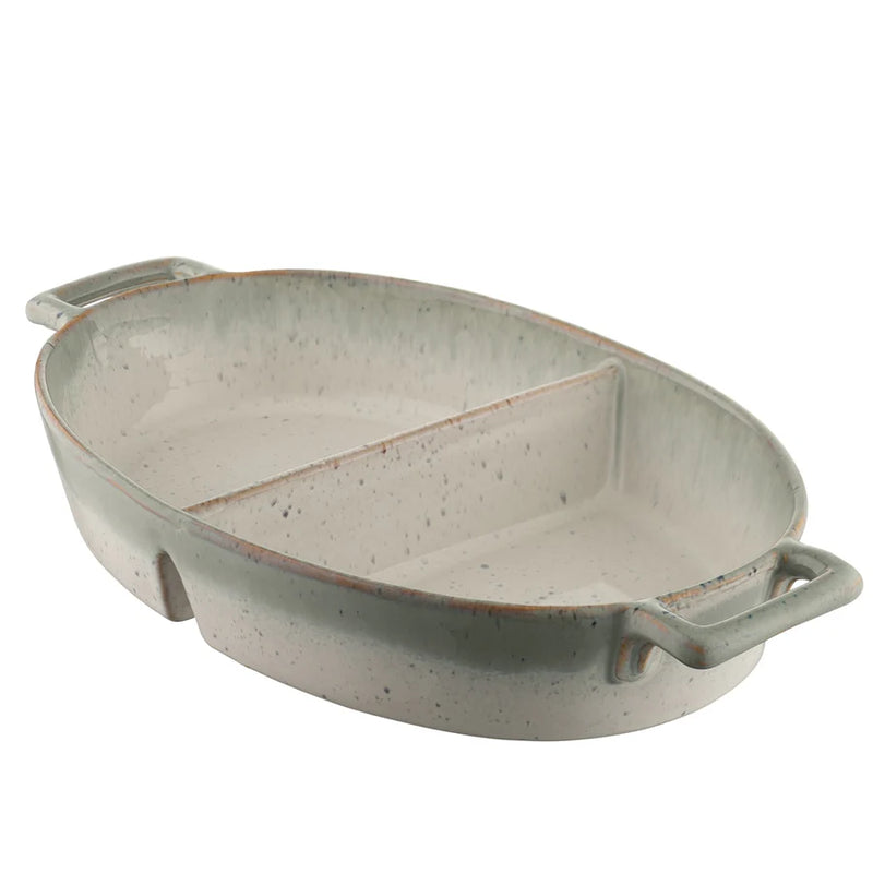 Belleek Divided Oval Baker