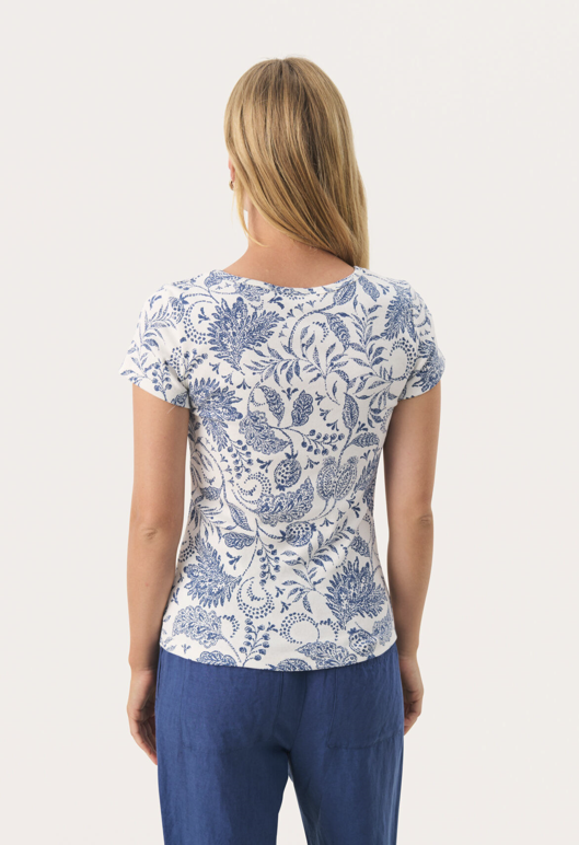 Part Two Ladies T Shirt RochellePW in Oceana Paisley Print, Rochelle Tee