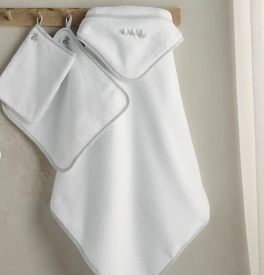 Mamas & Papas Baby Towelling Set (3 Pack) - Welcome to the World Elephant