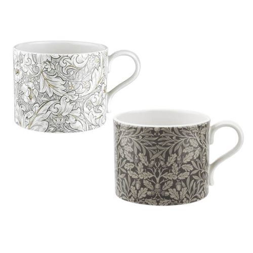 Morris & Co Bachelors & Acorn Mugs Set of 2