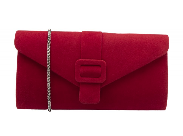 Lotus Ladies Aletta Clutch in Suede, Assorted