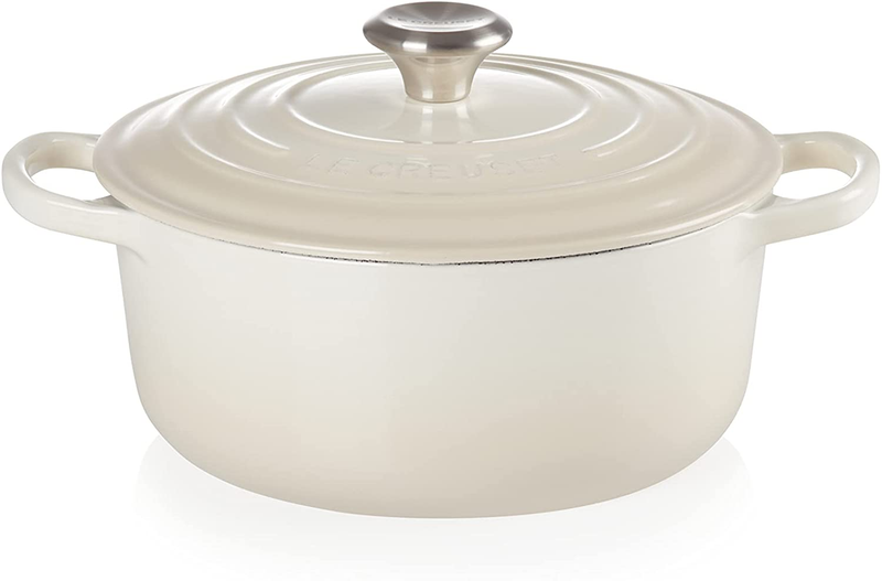 Le Creuset Round Casserole 26cm Meringue