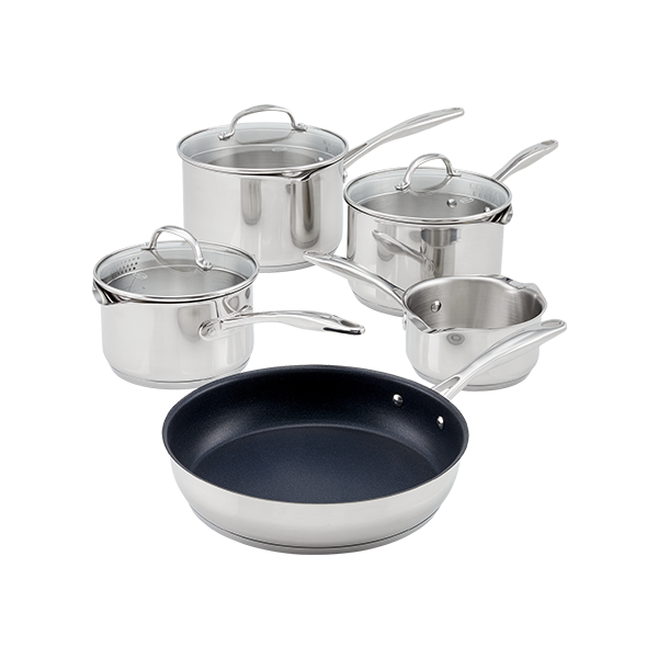 Stellar Profile 5 Piece Saucepan Set