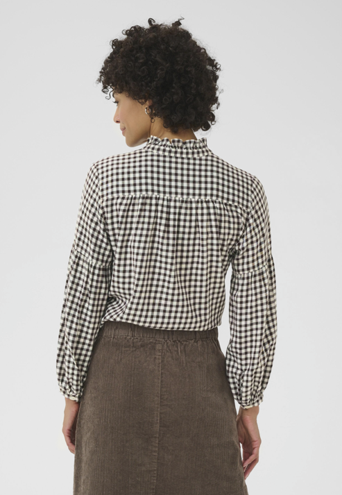 Part Two Ladies Shirt SamillaPW in Garnache Mini Check, Samilla Blouse