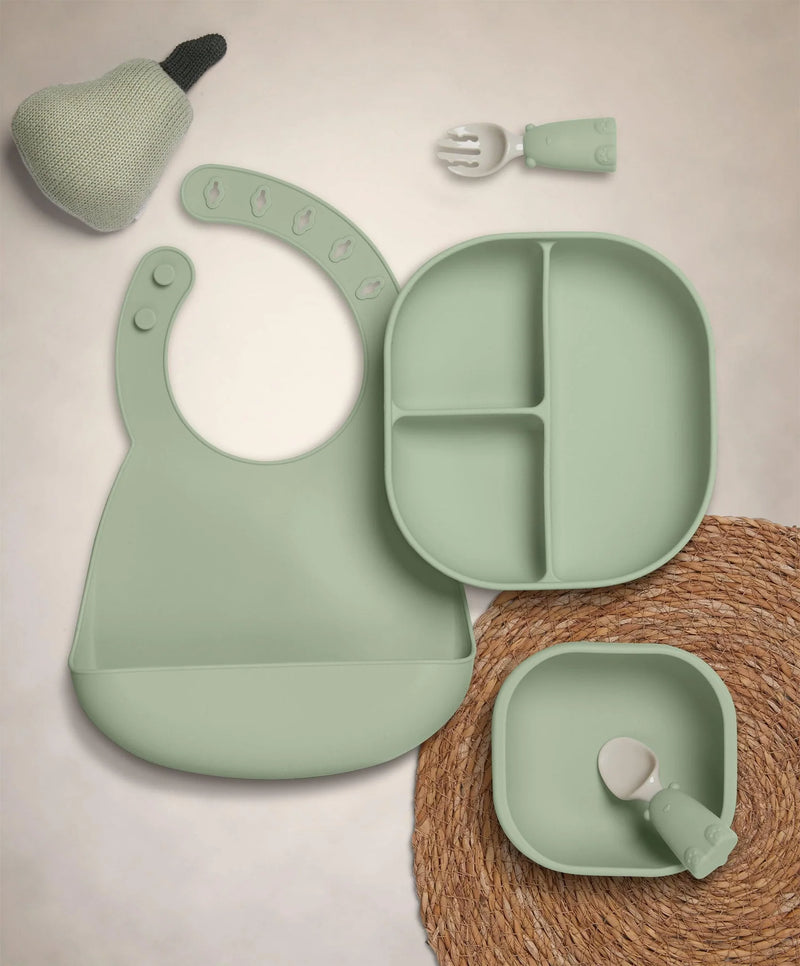 Mamas & Papas First Mealtime Silicone Set