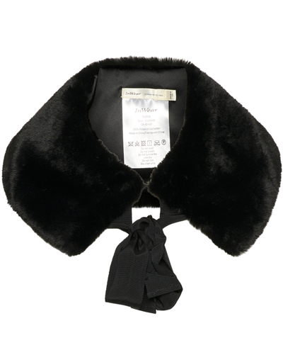 Inwear Women’s SiennaIW Fur Collar (Haze or Black), Sienna