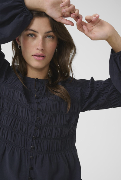 Part Two SiffePW Blouse  in Dark Navy, Siffe Top