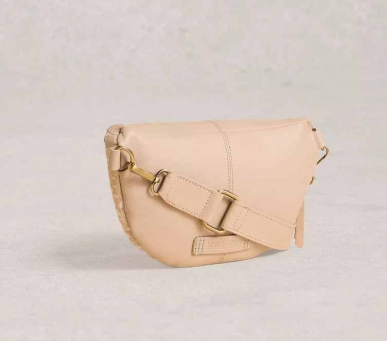 White Stuff Mini Sebby Leather Sling Bag