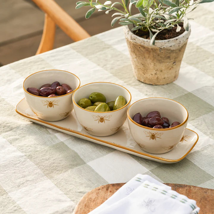 Sophie Allport Bees Stoneware Nibbles Bowl (Set of 3)