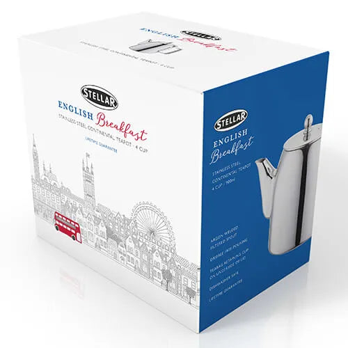 Stellar 31floz / 0.9L Continental Teapot