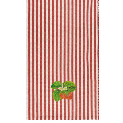 Wylder Strawberry Stripes Indoor/Outdoor Table Runner STRAWBERRY SPRIPES