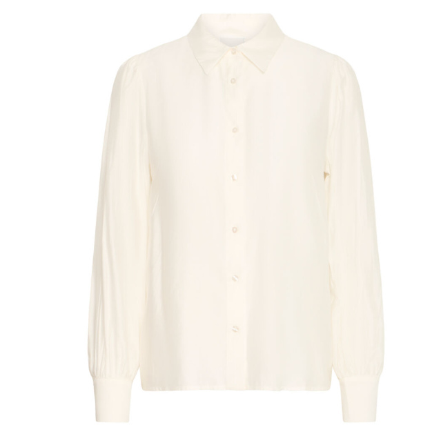 Ichi Ladies IHKarlani sh2 Shirt In Cloud Dancer