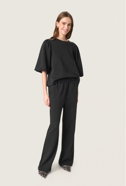 Soaked In Luxury Ladies SLMagana Valera Trousers In Black