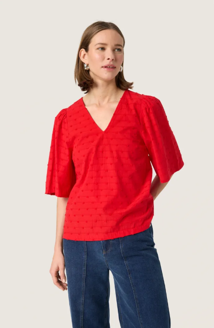 Saoked In Luxury ladies SLSunela Felisia Top In Goji Berry