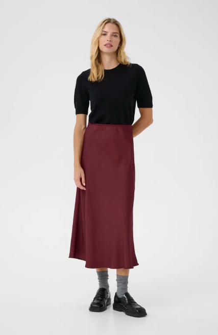 Part Two Ladies LaurinaPW Skirt In Tawny Port