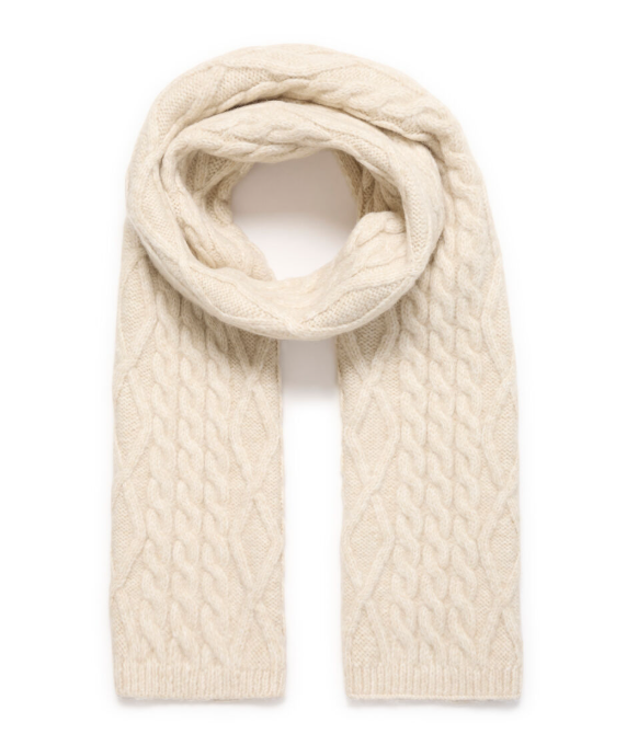 Ichi Ladies IALUCY Scarf In Oatmeal