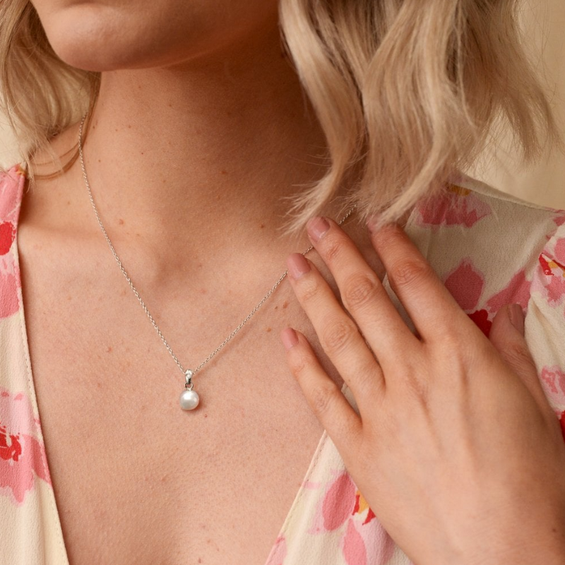 Hot Diamonds Amulets Pearl Pendant - Sterling Silver