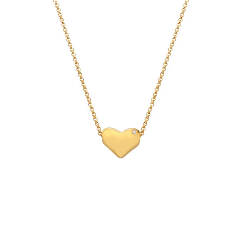 Hot Diamonds Desire Pendant - YGP - gold pated