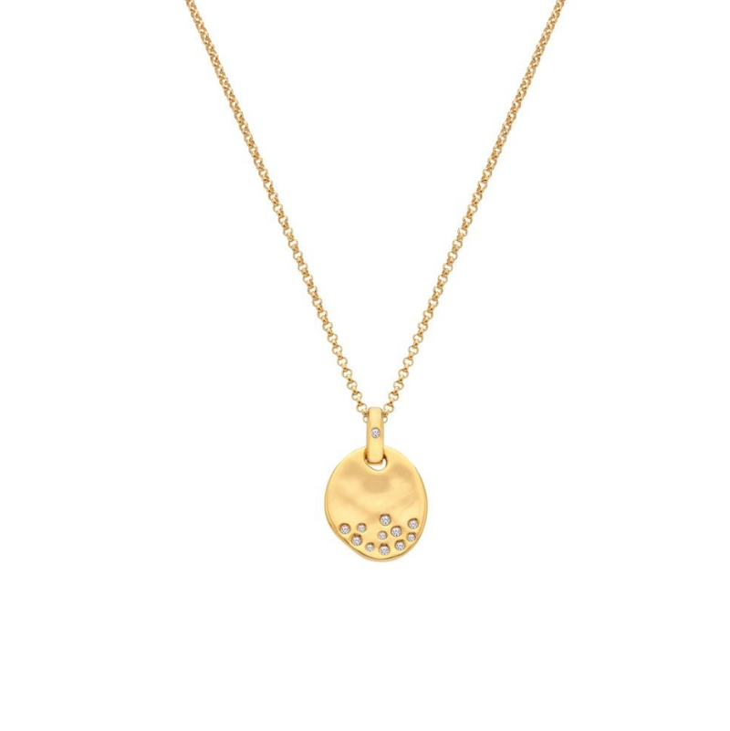 Hot Diamonds Illuminate Pendant - 18ct gold plate