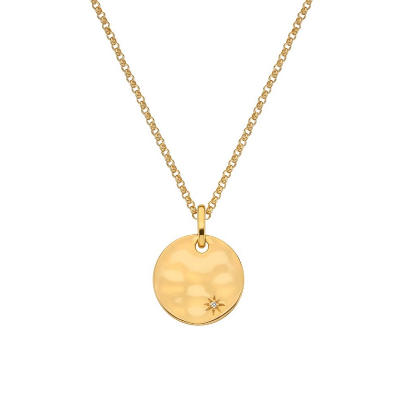 Hot Diamonds Lunar Pendant - 18ct gold Plate