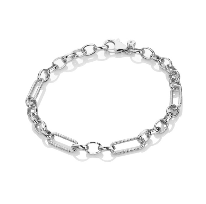 Hot Diamond HD X Tasha Ghouri Statement Link Bracelet - Sterling Silver