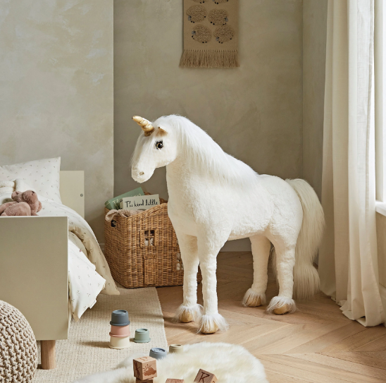 Cuddle Co Standing Unicorn - Gold Dust Stuffed Animal