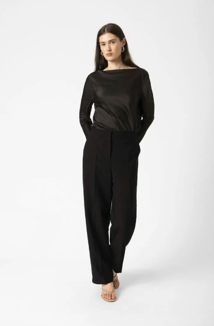 Soaked In Luxury SLSarina Trousers In Black, Sarina